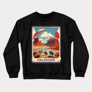 Oklahoma United States of America Tourism Vintage Poster Crewneck Sweatshirt